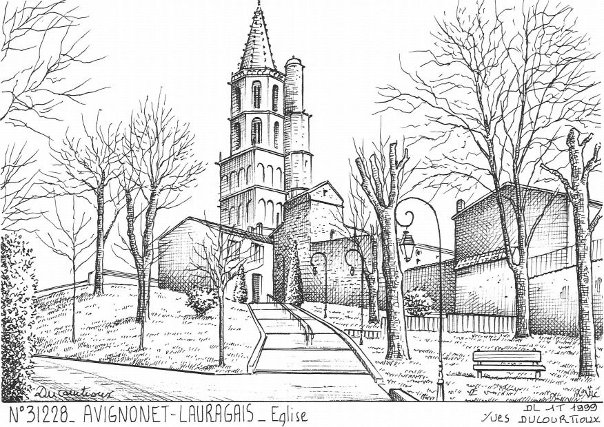 N 31228 - AVIGNONET LAURAGAIS - église